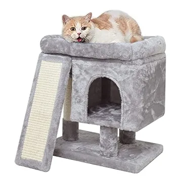 Compact SYANDLVY Small Cat Tree for Cozy Homes