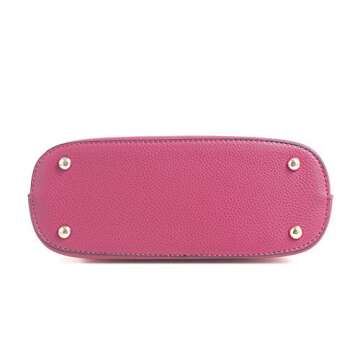 SG SUGU Lunar Lightweight Medium Dome Crossbody Bag Shoulder Bag with Double Tassels | Zipper Pocket | Adjustable Strap|Fuchsia