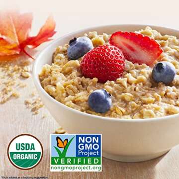 QUAKER Instant Oatmeal, USDA Organic, Non-GMO Project Verified, 3 Flavor Variety Pack, Individual Packets, 32 Count (Pack of 1)