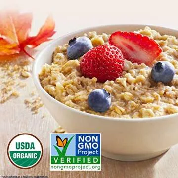 QUAKER Instant Oatmeal, USDA Organic, Non-GMO Project Verified, 3 Flavor Variety Pack, Individual Packets, 32 Count (Pack of 1)