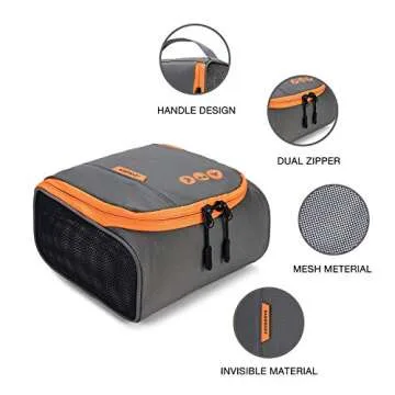 BAGSMART Keep Shape Packing Cubes for Travel Essentials