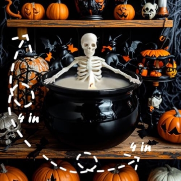 Halloween Skeleton Candle with Fun Decorative Gift Appeal