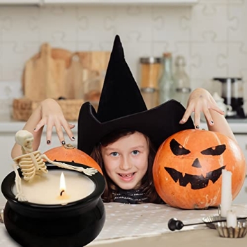Halloween Skeleton Candle with Fun Decorative Gift Appeal