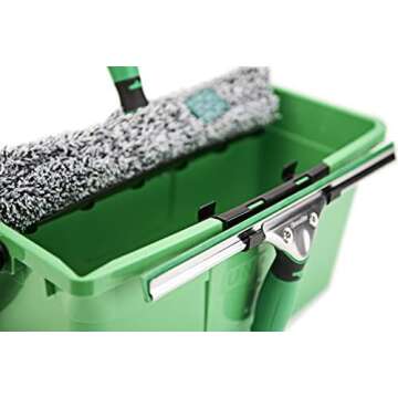 UNGER AK013 Window Cleaning Kit 3-in1 Starter Set - Window Squeegee, Microfibre Power Washer with T-...