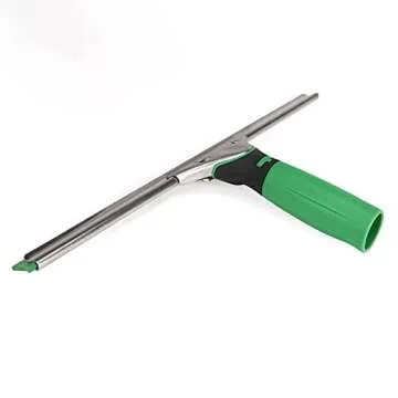 UNGER AK013 Window Cleaning Kit 3-in1 Starter Set - Window Squeegee, Microfibre Power Washer with T-Bar Handle, 18L Cleaning Bucket - Professional Window Cleaner Equipment, Green