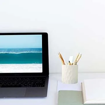 minimaliving Pen Holder Stylish Silicone Desk Organizer