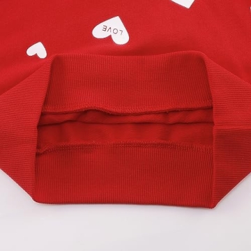 RETSUGO Girls Heart Winter Outfit Set for Toddlers