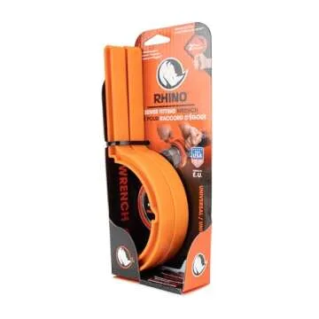 Camco RhinoFLEX RV Sewer Hose Wrenches, 2-Pack, Orange