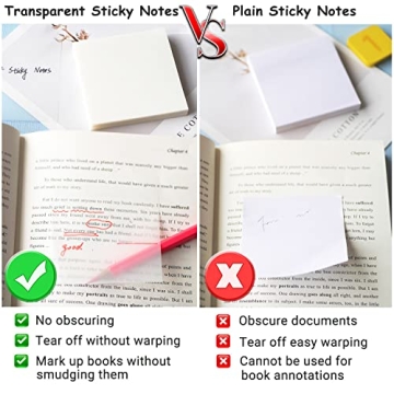 Transparent Sticky Notes - Easy Annotation & Organization