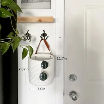 Goodpick 2-Pack Hanging Basket for Stylish Storage