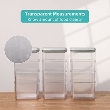 ANKOU Airtight Food Storage Containers - 8 Pcs Set