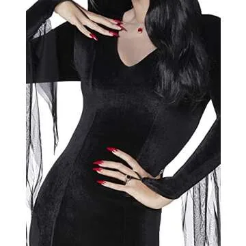 Spirit Halloween Adult Morticia Addams Costume - XL