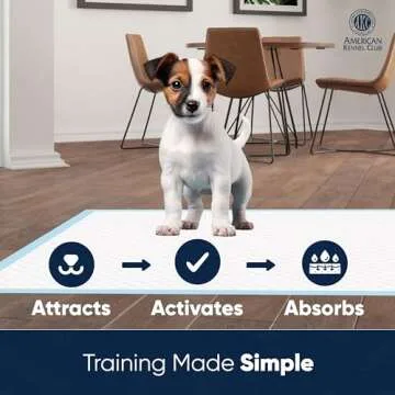 AKC Scented Puppy Training Pads – Quick Dry & Ultra Absorbent