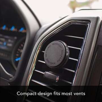 Rokform - Magnetic Air Vent Mount, Super Grip Car Truck & Van Vent Clip, Aluminum Cell Phone Holder, Removable Vent Magnet Mount, Specially Designed for Rokform Cases (Black)