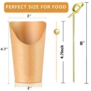 50 Charcuterie Cups + Cocktail Picks Set for Parties