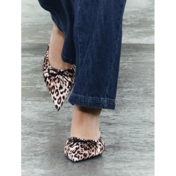Elegant Kitten Heel Bow Mules for Women | MRKEWUNEY