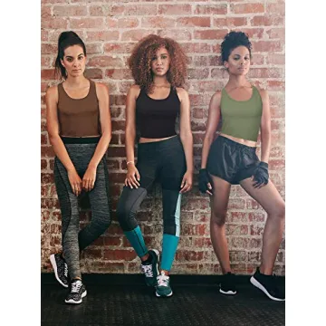 Stylish 4 Piece Workout Crop Tank Tops for Women