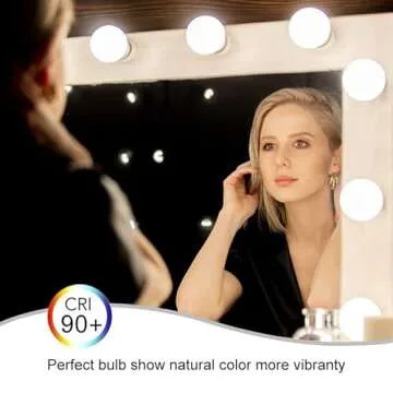 KGC LED Edison Globe Light Bulbs, Warm White 2700K CRI 90, LED Filament Light Bulb, 5W Equivalent to 40W, G25(G80) Dimmable LED Bulbs, Milky Glass, Bathroom Vanity Mirror, Pack of 6