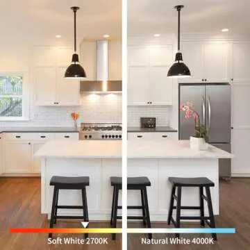 KGC LED Edison Globe Light Bulbs, Warm White 2700K CRI 90, LED Filament Light Bulb, 5W Equivalent to 40W, G25(G80) Dimmable LED Bulbs, Milky Glass, Bathroom Vanity Mirror, Pack of 6