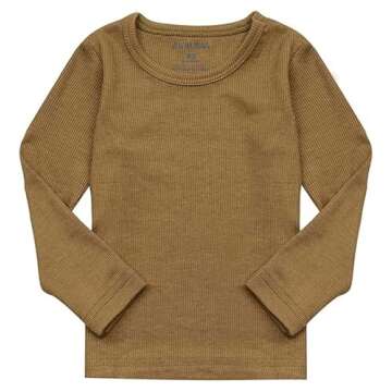 AVAUMA Baby Boys Girls Pajama Set Kids Toddler Snug fit Ribbed Sleepwear pjs for Daily Life Style (L...