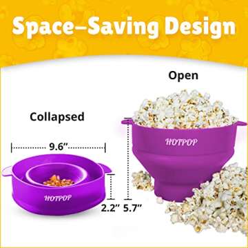 Hotpop Microwave Popcorn Maker | Safe, Easy & Fun