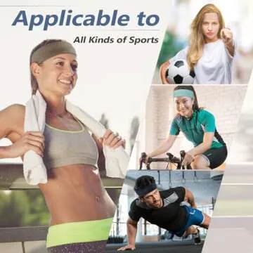 DiyJibb Non Slip Headbands - 7PCS for Women Workout