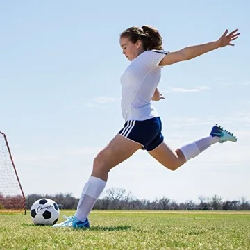 Champion Sports Retro Soccer Ball Size 5 Black White