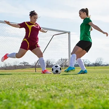 Champion Sports Retro Soccer Ball Size 5 Black White