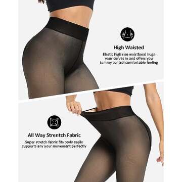 Cozy NORMOV Fleece Lined Leggings for Women