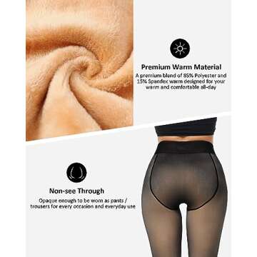 Cozy NORMOV Fleece Lined Leggings for Women