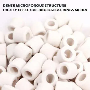 LYPHARD AQUARIUMS Bio Rings for Fish Tank Filtration