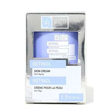 Global Beauty Care Retinol Anti-Wrinkle Anti-Aging Premium Skin Care Cream 1.7oz