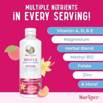 MaryRuth 40+ Women's Liposomal Multivitamin Energy Immune Support