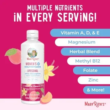 MaryRuth 40+ Women's Liposomal Multivitamin Energy Immune Support