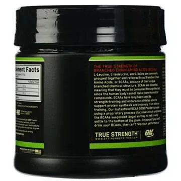 Optimum Nutrition BCAA Powder 5000mg Unflavored - 60 Servings