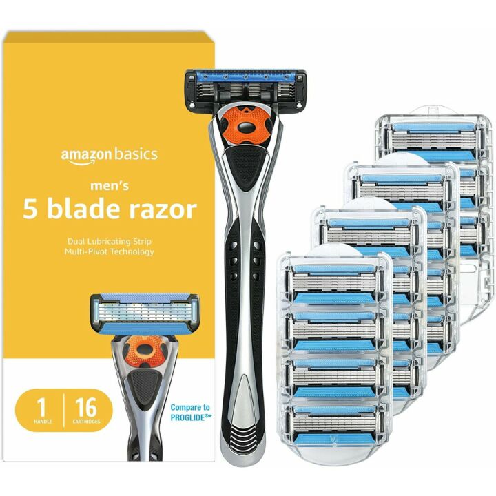 5-Blade MotionSphere Razor Set for Men - 17 Pieces