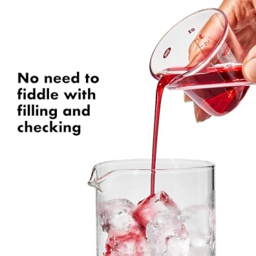 OXO Good Grips Mini Angled Measuring Cup for Home Bartenders and Cooks