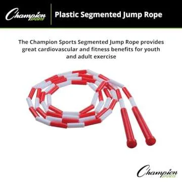 Champion Sports Classic Beaded Jump Rope for All Ages