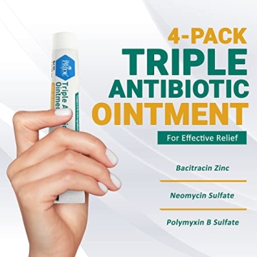 Affordable 4-Pack Triple Antibiotic Ointment for Wounds