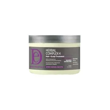 Design Essentials Herbal Complex 4 Hair & Scalp Treatment for Vibrant Locks.