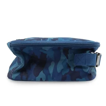 PackIt Freezable Classic Lunch Box, Blue Camo, Built with EcoFreeze Technology, Collapsible, Reusable, Zip Closure With Zip Front Pocket and Buckle Handle, Designed for Lunches