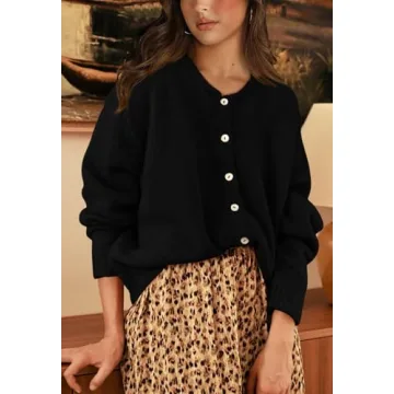 PRETTYGARDEN Casual Long Sleeve Cardigan Sweater for Women
