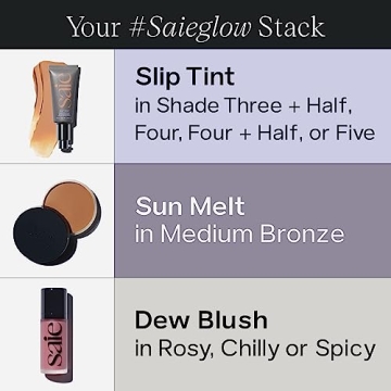 Saie Sun Melt Bronzer - Versatile Velvet Finish Cream
