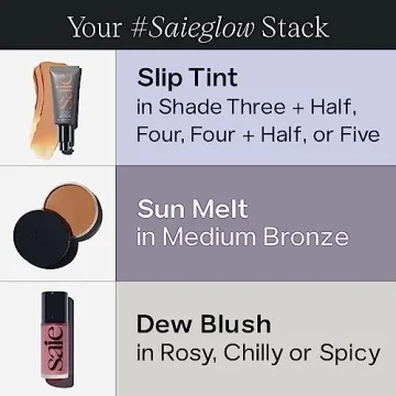 Saie Sun Melt Bronzer - Versatile Velvet Finish Cream