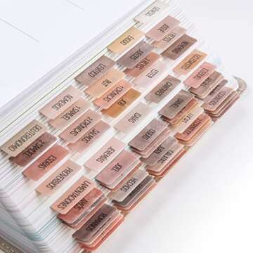 DiverseBee Spanish Bible Tabs (Large Print, Easy to Read), Bible Journaling Book Tabs, Christian Gif...