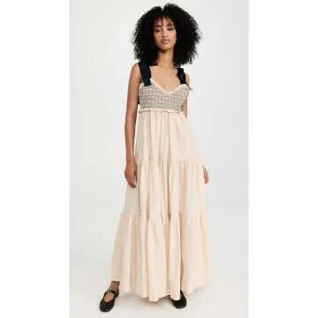 Shop Free People Bluebell Solid Maxi Dress Online