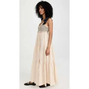 Shop Free People Bluebell Solid Maxi Dress Online
