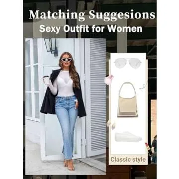 Avidlove Women's Stylish Long Sleeve Sheer Top