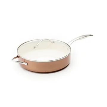 Trisha Yearwood Non-Stick Ceramic Cookware Set Copper