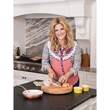 Trisha Yearwood Non-Stick Ceramic Cookware Set Copper